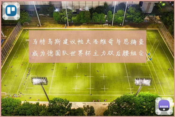 马特乌斯建议帕夫洛维奇与恩梅查成为德国队世界杯主力双后腰组合